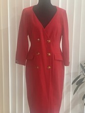 DONNA KARAN Holiday Red Double