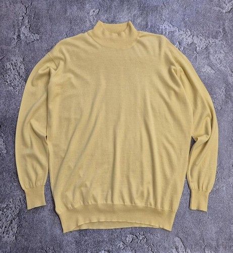 Maglione uomo agnona giallo - maglione,