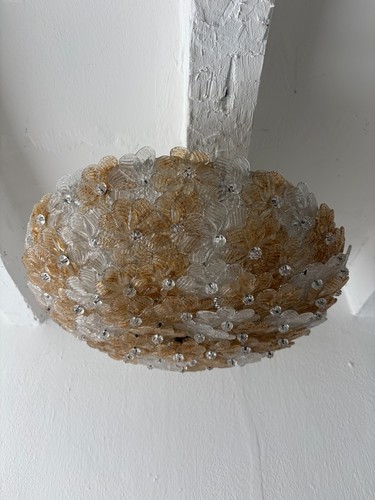 Lampadario incasso fiori - lampadario, da