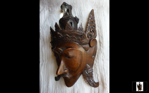 Tara shiva maschera legno - shiva,