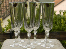 6 flûtes à champagne en