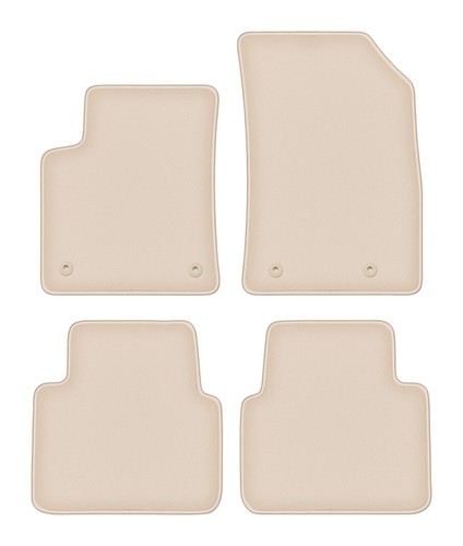 Set tappetini moquette - , beige