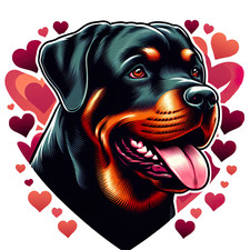 Adesivo auto cane gigante XXXL