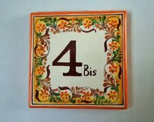 Numeri civici mattonella