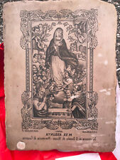 LASTRA DI STAMPA IN PIETRA - NAPOLI FINE XIX SECOLO