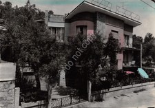 Cartolina Finale Ligure Pensione Villa Patrizia 1958 colorata