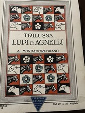 Libro d’epoca Trilussa “Lupi e agnelli” 1927 poesia vintage
