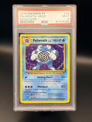 Carta pokemon poliwrath - carta,