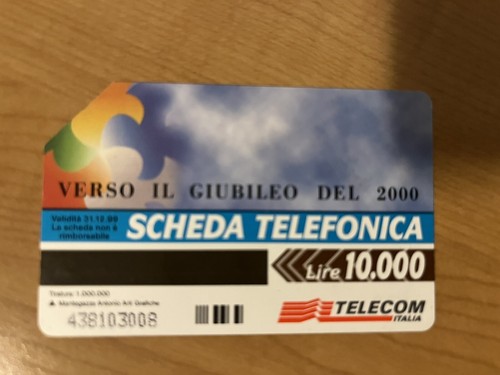Scheda telefonica rara - scheda,
