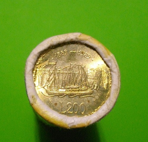 Rotolino zecca 200 - zecca, 1989