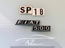 Fregio logo posteriore Fiat 500