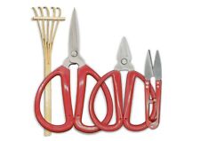 R&R SHOP Kit Forbici di Precisione Bonsai con Rastrello in Bambù fatto a Mano