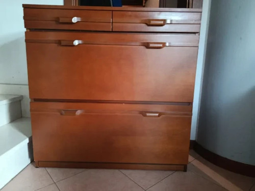 Scarpiera legno marrone - scarpiera,