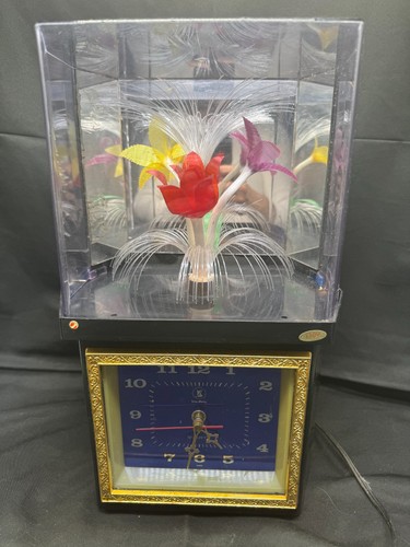 Lampada orologio fiori in - orologio,