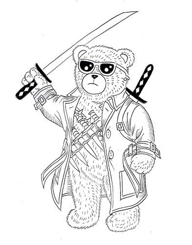 Teddy bears comic - teddy, art