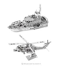 2 pezzi 3D metallo nano puzzle