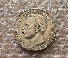 5 Lire Cinquantenario 1911 Moneta in argento