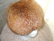 cappello colbacco volpe rossa,fox hat,fox hut,no mink