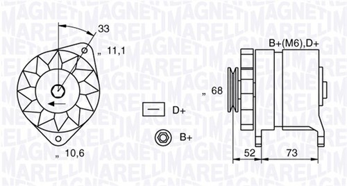 Magneti marelli alternatore - magneti,