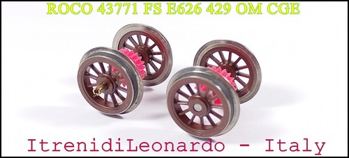 Roco 43771 e626 429 ruote - roco,
