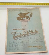 Rarissimo catalogo pastificio - rarissimo,