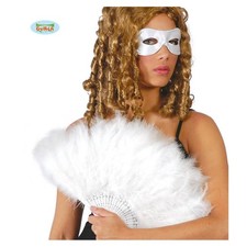 Ventaglio Piume Bianche come