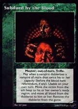 Subdued by the Blood - Master - Vampire VTES