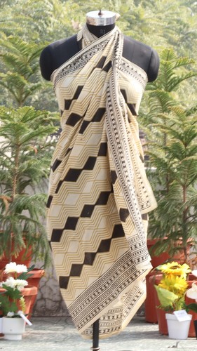 Sarong cotone stampato a - in,