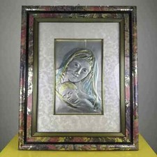 Quadro lamina madonna con - lamina,
