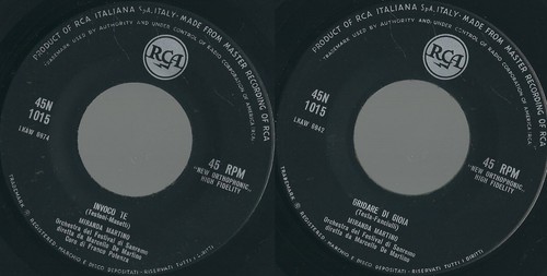 Disco giri miranda - disco,