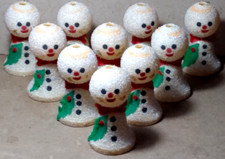 GUSCI PER FILO LUCI ALBERO DI NATALE - PUPAZZI DI NEVE