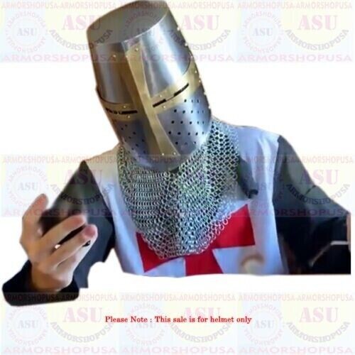 Elmetto templare crociato
