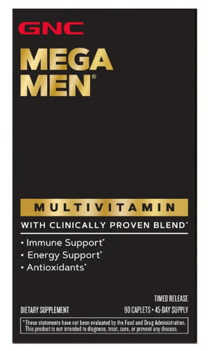Gnc mega men - men, multivitaminico
