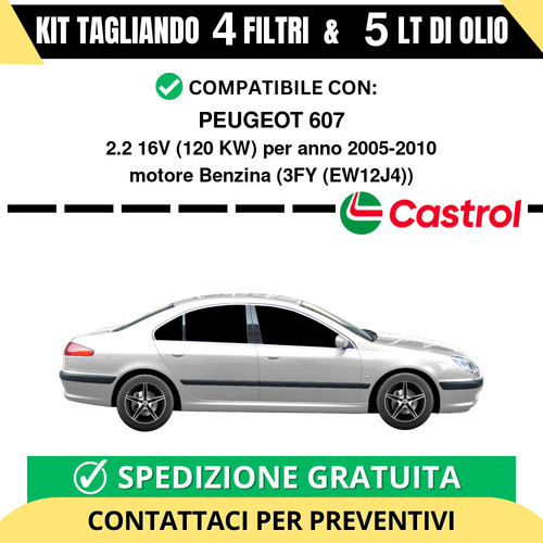 Tagliando per peugeot 607 - tagliando,