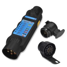 Tester Luci Auto-Rimorchio - Fari Roulotte Carrello Barca - 2x Adattatore