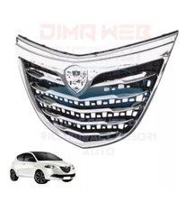 GRIGLIA RADIATORE MASCHERA NERA CROMATA PER LANCIA YPSILON 312 DAL 2011 AL 2015