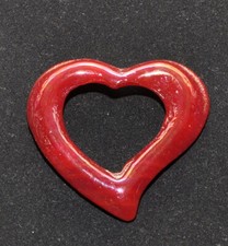 Ciondolo pendente cuore rosso