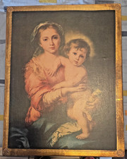 quadro madonna con bambino di