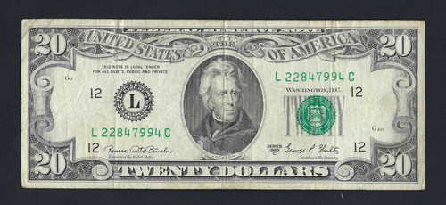 Federal reserve note sati - note,