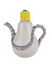 Teiera Lampadina Ceramica Italiana La Polveriera