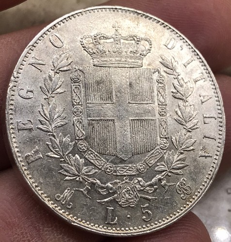 Lire 1875 altissima qualità - lire,