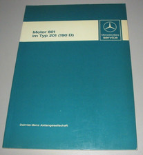 Werkstatthandbuch Mercedes 190 D Diesel W 201 Motor 601 Stand Dezember 1983