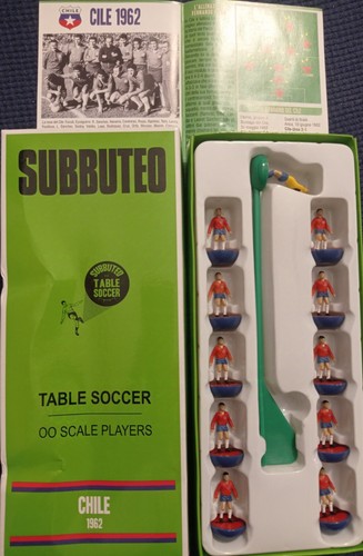 Subbuteo cile 1962 - cile, la
