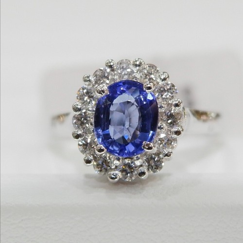 Anello tanzanite naturale oro - tanzanite,