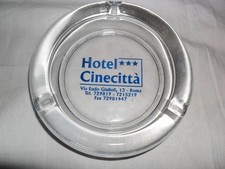 Portacenere pubblicitario Cinecitta' in vetro