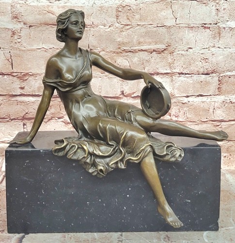 Scultura bronzo art nouveau - art,