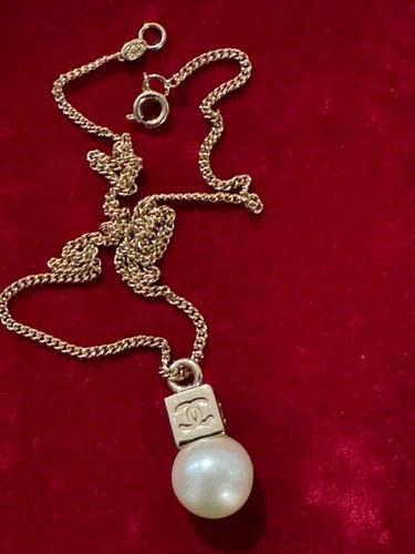 Collana con ciondolo perle - collana,