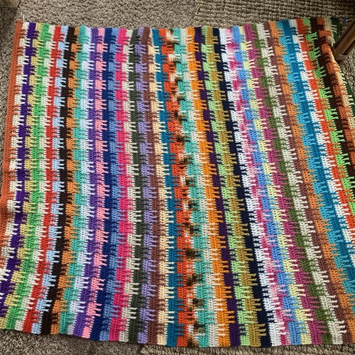 Coperta nonna lanciata - , afgana