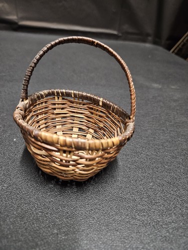 Cesto manico rattan vimini