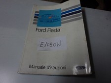 E1090N - LIBRETTO MANUALE D'ISTRUZIONI FORD FIESTA '96